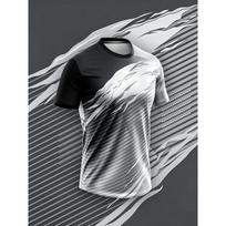Simple Fashion  3D Print Gym T-shirt Man Outdoor Running Tee Badminton  Sports Men's T Shirt Casual O-neck Loose Short Sleeve S