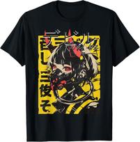 Japanese Streetwear Cyberpunk Techwear Retro Manga Anime T-Shirt XL