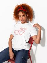 Dump Him Dainty Heart Locket Sketch T-shirt | Valentine's Day Shirt S