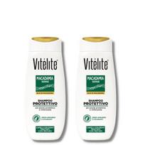 Apsauginis plaukų šampūnas Vitélite Macadamia, 2x250 ml