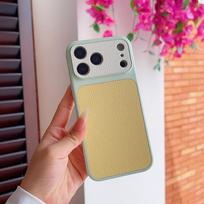 For iPhone 17 Pro Max 11 12 13 14 15 16 Pro Max Case Luxury Color Collision Leather Veneer Shockproof  Phone Back Cover Funda iPhone 15