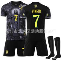 Soccer Uniform Set, Short Sleeve Football Jersey and Shorts Sportswear Kit for Training, Matches and Team Activities M（Rec. Height 172-175CM）