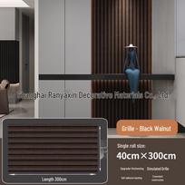 3D Waterproof Self-Adhesive Grille Wall Sticker – Moisture-Proof Stereo Imitation Wall Panel Wallpaper Width 40cm x Length 3m
