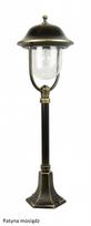 Garden post lamp 87x25 cm 1xE27 60W patina brass IP43 Prince K SU-MA