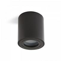 Ceiling light fixture 1xGU10 round IP44 black