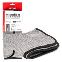Microfiber cloth 2 in 1 for polishing and shining cars 40x40 cm 600 g AMIO-03976
