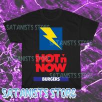 New Hot N Now Burgers Men's Black T-shirt M