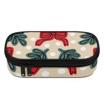 Pen Case Durable 300D Polyester Simple Design Zip Around Closure with Mesh Pocket Removable Divider and Pen Slots for Boys Girls One Size