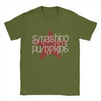 Smashing Pumpkins T-shirt Vyrams 100% Medvilnė Vintage T-shirt Apvali apykaklė T-shirt Trumpomis rankovėmis Viršutiniai drabužiai Dovanojimo idėja S
