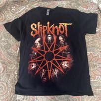 Slipknot World Tour 2023 T Shirt Mens L Black Band Heavy Metal Tee Short Sleeve S