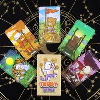 Meškiukų Tarot Denkiai Nauji Aukštos Kokybės Stalo Žaidimai Likimo Pranašystei, Vakarėliui, Pramogoms brown