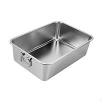 Cat Litter Box Indoor Tray High Side Container Portable Kitten Toilet Sandbox M