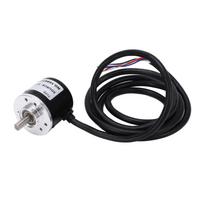 Photoelectric Rotary Encoder Gear Box Motor Incremental Encoder 6mm D Type Output Shaft 5‑24V HAJ360P R