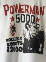Powerman 5000 Band Rockets And Robots Tour T Shirt Full Size S-5XL Unisex T-Shirt S