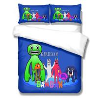 Mėlynas Garton banban Vaikų antklodės užvalkalų rinkinys Karališko dydžio Karalienės dydžio Dvigulis Viengulis lovos tekstilės rinkinys 140x210cm