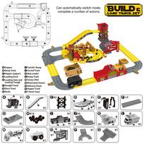 Engineering Vehicle Track Car Adventure Mine Cart Collection Multifunctional Instructive Electric Kid Toy Gifts designed for Boys plus Girls