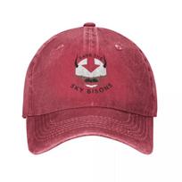 Save The Sky Bisons Appa Baseball Caps Distressed Cotton The Last Airbender Anime Snapback Hat Activities Unstructured Soft Caps One Size