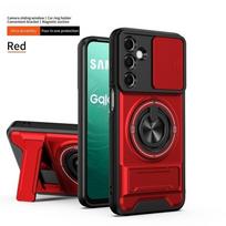 Armor Case For Samsung Galaxy A37 A56 A36 A16 A26 A06 A17 A07 A55 A35 A25 A15 5G Magnetic Stand Holder Ring Lens Protect Cover For Galaxy A06
