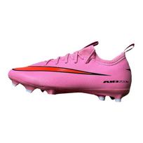 Nike Mercurial Vapor 16 Abrasion Resistant Low top Kids' Soccer Shoes Pink Unisex FQ8392-600 36