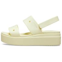 Crocs Brooklyn EVA Platform Shoes Beach Sandals Women's Yellow 210676-76O 37-38 white
