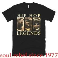 LEGENDS TUPAC BIGGIE EAZY-E RAP HIP HOP   T-Shirt M