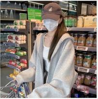 Women's Hooded Zip Up Sweatshirt Regular Fit Japanese Casual Printed Autumn Women Hoodie Jacket M
