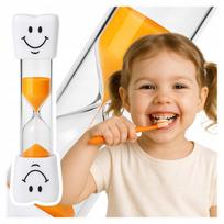 PRECISE TOOTH Hourglass Timer for brushing TOOTH for children ORANGE