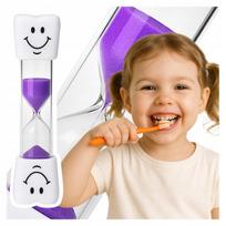 PRECISE TOOTH Hourglass Timer for brushing TOOTH for children PURPLE