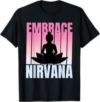 Embrace Nirvana Buddha Lotus Meditation T-shirt XXXL