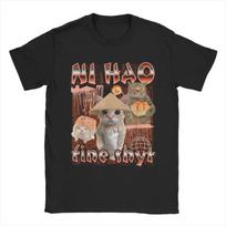 Ni Hao Japanese Cat Sushi Fine Shit T-shirt XXXXL