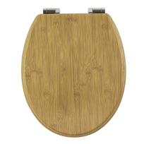 Soft-close universal toilet seat AWD INTERIOR 1598 Bamboo MDF bamboo pattern