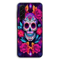 Coque Pour Samsung Galaxy A56 Tete de mort violette colorée Maniacase