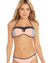 aH5581 WOMEN'S SYLVIE BAKELA BANDEAU BIKINI TOP SWIMSUIT 85C