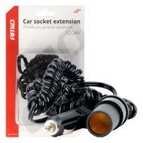 Car cigarette lighter socket extension cord 12V 24V 300cm AMIO-03805