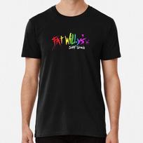 Fat Willy s Surf Shack Original Logo Black T-Shirt S