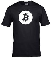 Bitcoin logo premium cotton T-shirt XXXL