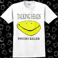 Talking Heads Psycho Killer Retro 70s T Shirt Meme Gift Funny Unisex tee XXXL