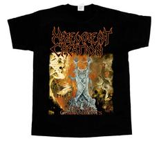 New MALEVOLENT CREATION THE TEN COMMANDMENTS 91 DEATH SUFFOCATION BLACK T-SHIRT L