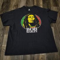 Bob Marley Zion rootswear Rasta Graphic T Shirt Size XL Reggae Vibes Peace Love Unisex T-Shirt L