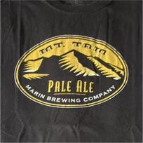 Marin Brewing Company Mt Tam Pale Ale Black Graphic T-Shirt Small Unisex T-Shirt S