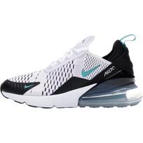 Nike Air Max 270 Cushioning Abrasion Resistant Cushioning, Wear Resistant Low top Children's Basketball Shoes White 943345-101 36