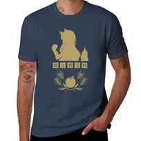 Horo Spice And Wolf Logo (Gold) Tshirt Gym Exercise Short Sleeve Tshirt S