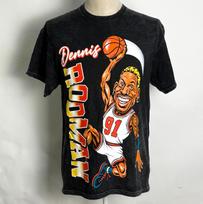 Dennis Rodman Men's T-Shirt Dunk Black/Bleach Size 2XL NEW Unisex T-Shirt XXL
