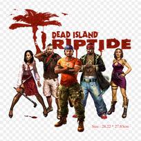 Dead Island 2 Riptide Iron on Heat Transfer Printing Vinyl Patches Sticker for Clothes DIY Appliques Washable Patches
