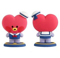 BT21 Jūrinė figūrėlių kolekcija: TATA / COOKY / SHOOKY / RJ, Autentiški Oficialūs Produktai, 60x12x53(mm), KPOP, KBeauty, nemokami pavyzdžiai TATA