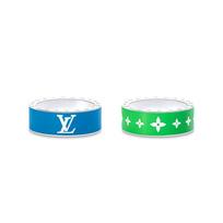 Louis Vuitton Rainbow Charms Ring Men rings Metallic M00278+M00279 M