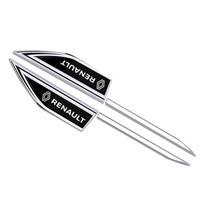 Interjero Lipdukai Automobilio Durų Juosmens Linijos Metaliniai Lipdukai Renault Clio Megane Trafic Captur Automobilio Šoninio Sparno Sparnuotės Lipdukai Kėbulo Išorė gray