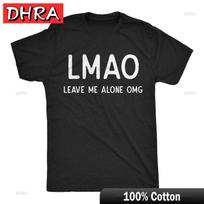Unisexs Funny T Shirts LMAO Leave Me Alone OMG Sarcastic Graphic Novelty Tee  Streetwear Cotton Tee Shirt Unisex Comfy Casual Top S