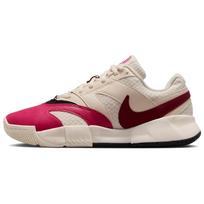 NikeCourt Lite 4 Šviesiai dramblio kaulo spalvos Komandinės raudonos spalvos Moteriški sportbačiai Kreminiai Burės Juodi FD6575-103 38.5 beige