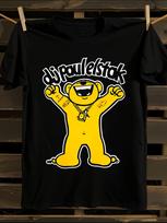 Paul Elstak Hardcore Muzikos DJ Logotipo Marškinėliai XXL yellow